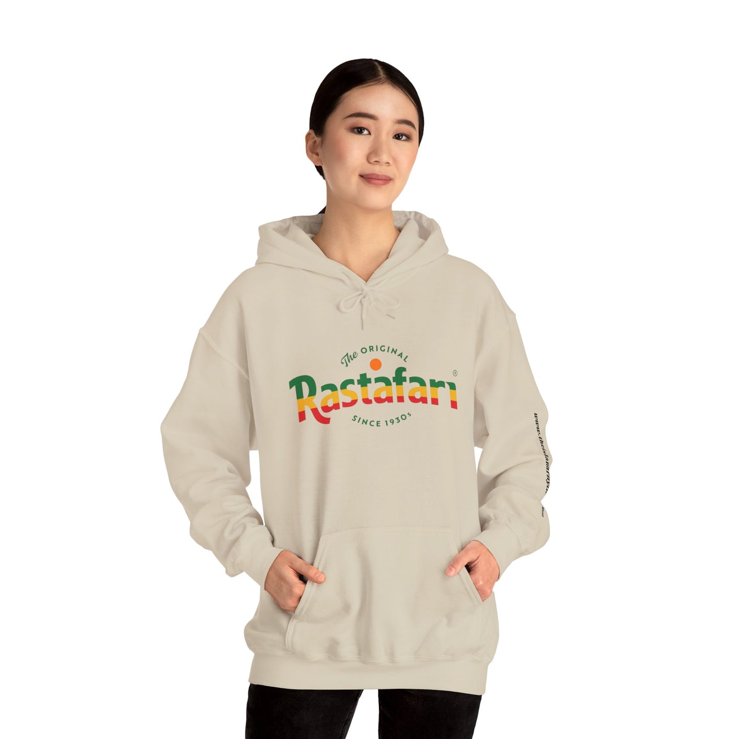 Rastafari Hoodie | Unisex Heavy Blend™ Sweatshirt, Cozy Streetwear, Gift for Culture Lovers, Relaxed Fit, Perfect for Casual Outings