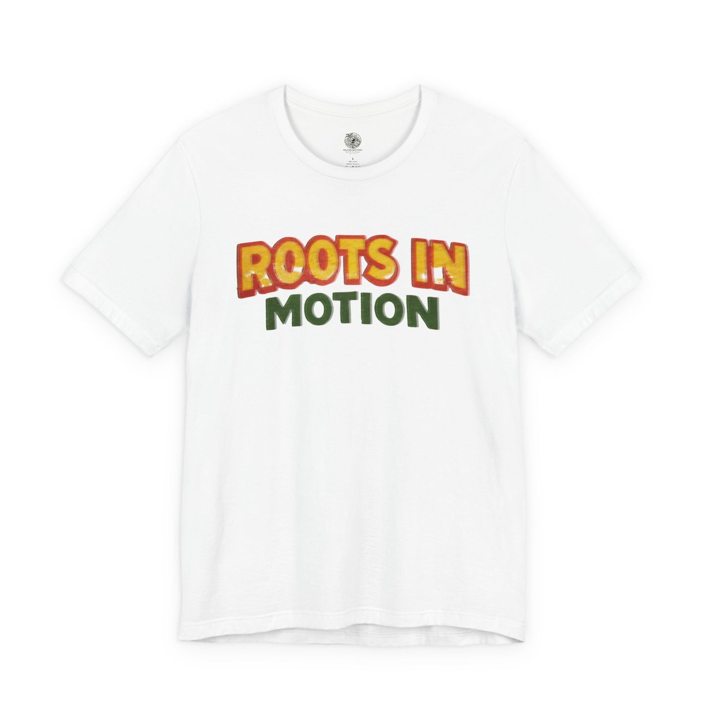 Roots In Motion Tee — Vintage Reggae Graphic T-Shirt - The Island Rhythm