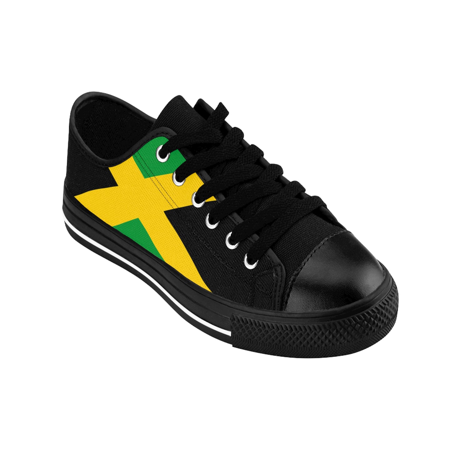 Jamaican Flag Men's Sneakers, Casual Footwear
