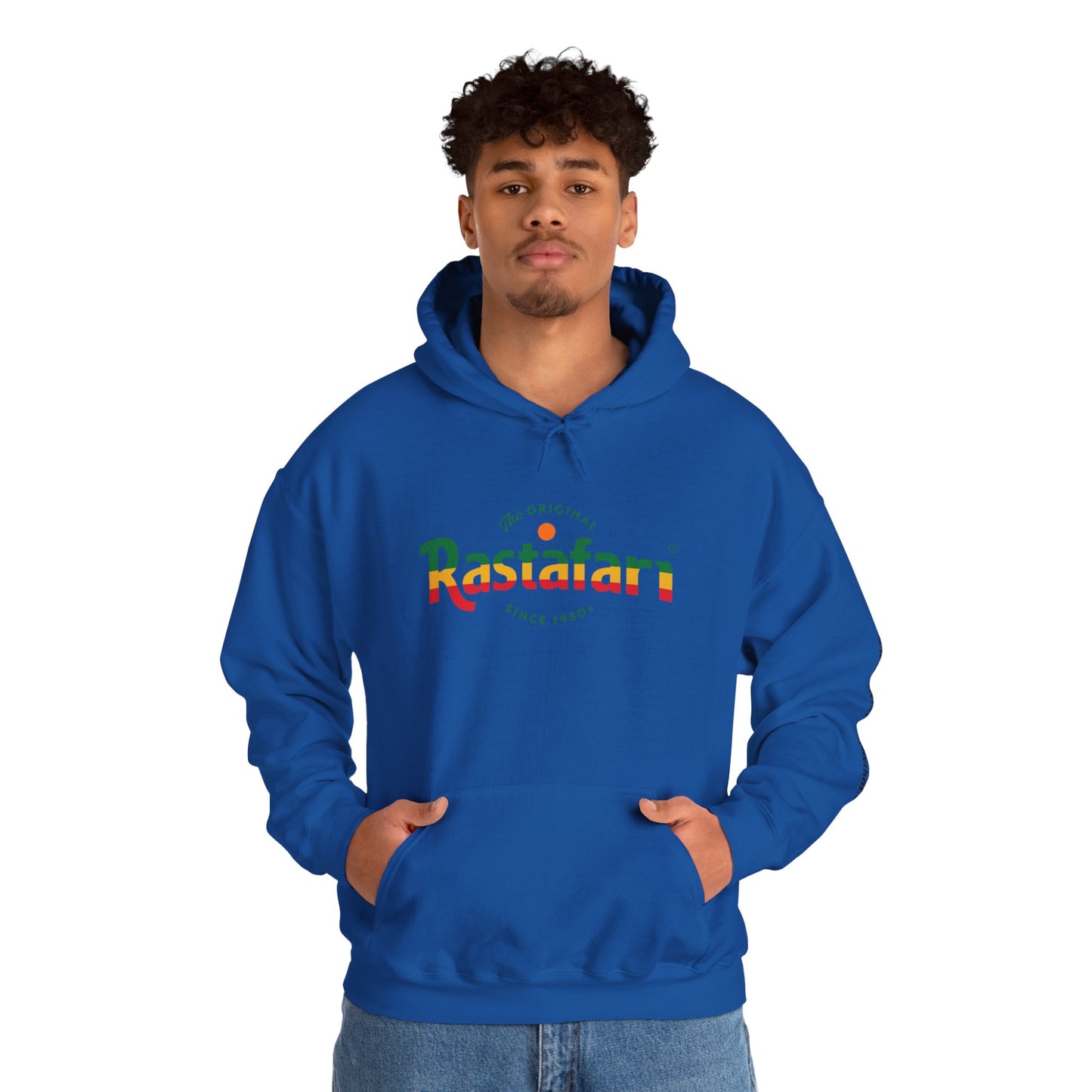 Rastafari Hoodie | Unisex Heavy Blend™ Sweatshirt, Cozy Streetwear, Gift for Culture Lovers, Relaxed Fit, Perfect for Casual Outings