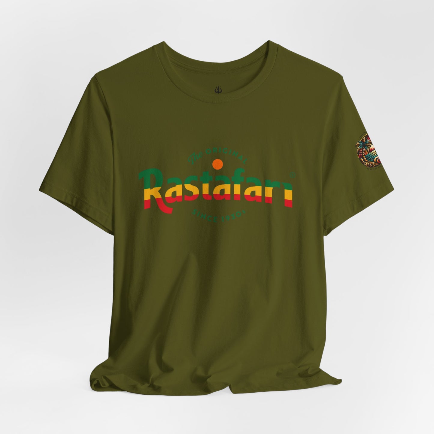 Rastafari Vibes Short Sleeve Tee, Unisex Jersey T-Shirt, Casual Wear, Festival Outfits, Gifts for Rasta Lovers