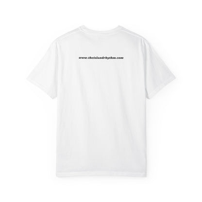 Garment-Dyed T-shirt Island Rhythm Peace Love Compassion - The Island Rhythm