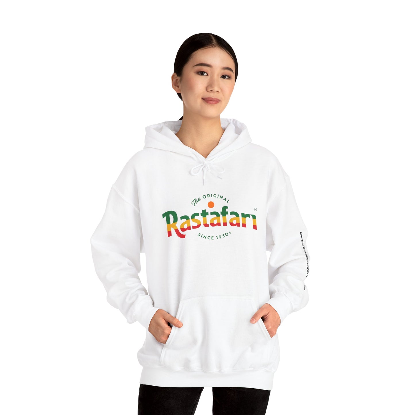 Rastafari Hoodie | Unisex Heavy Blend™ Sweatshirt, Cozy Streetwear, Gift for Culture Lovers, Relaxed Fit, Perfect for Casual Outings