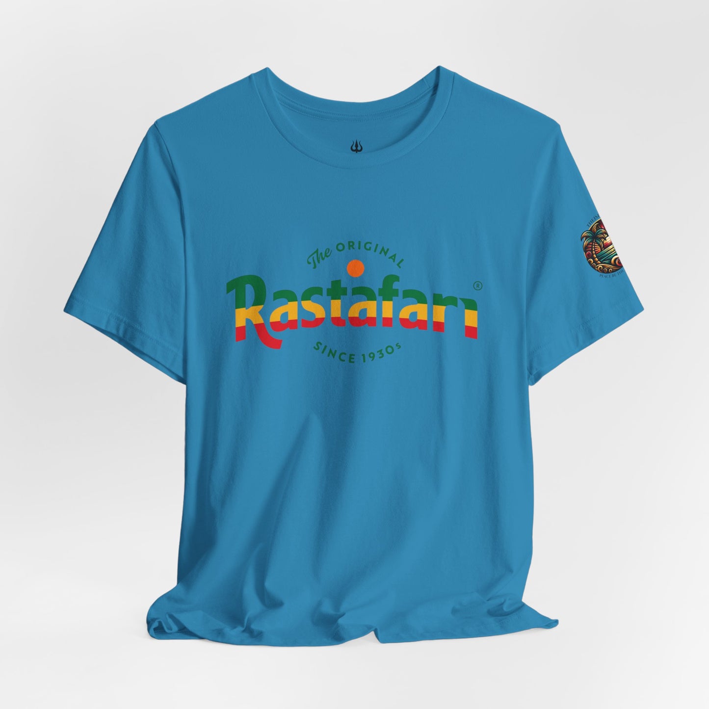 Rastafari Vibes Short Sleeve Tee, Unisex Jersey T-Shirt, Casual Wear, Festival Outfits, Gifts for Rasta Lovers