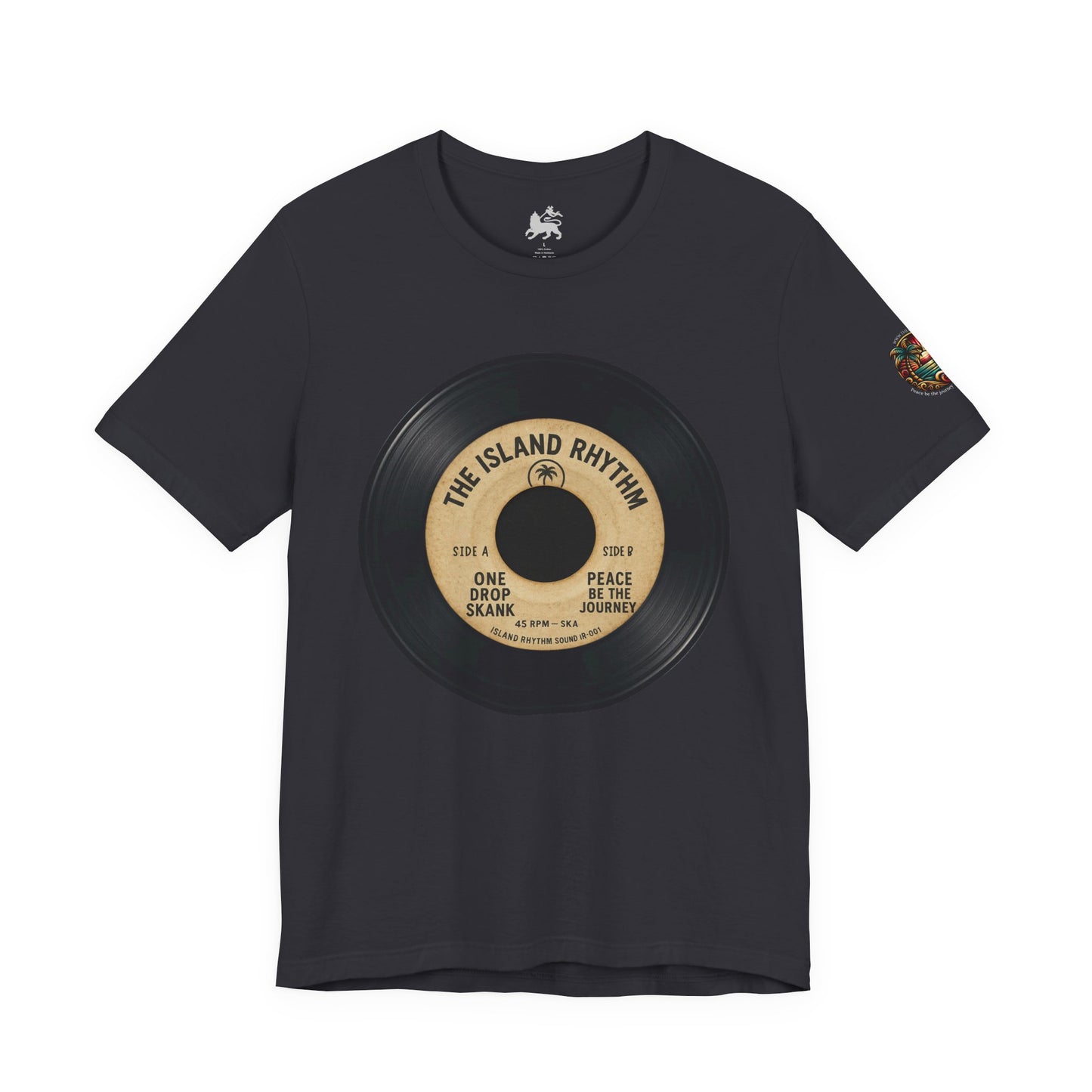 Vinyl Record Tee — The Island Rhythm Retro Music T‑Shirt - The Island Rhythm
