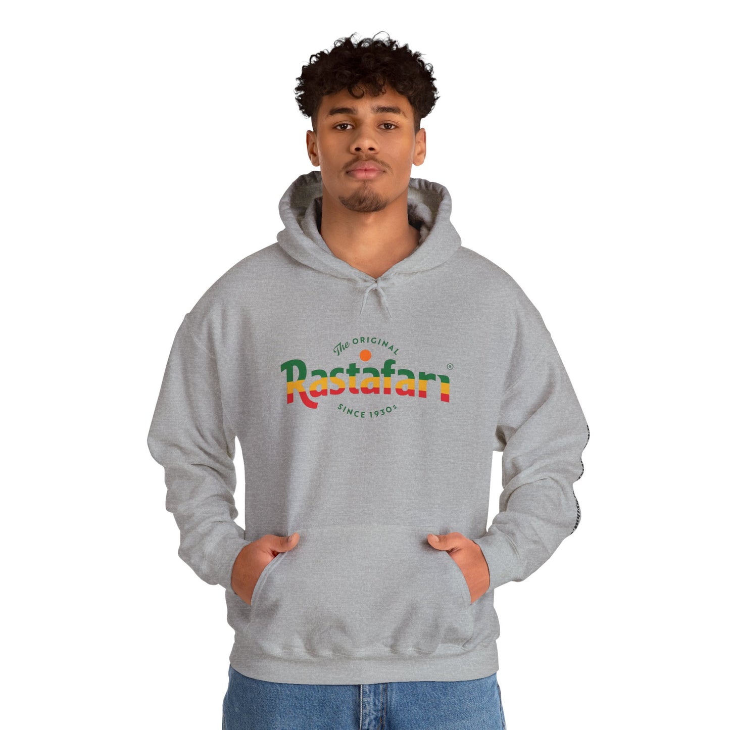 Rastafari Hoodie | Unisex Heavy Blend™ Sweatshirt, Cozy Streetwear, Gift for Culture Lovers, Relaxed Fit, Perfect for Casual Outings