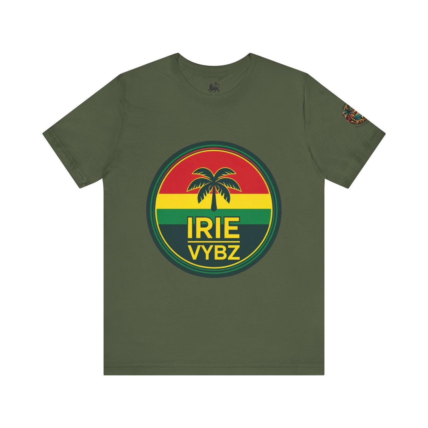 Irie Vybz Unisex Tee, Rasta Spirit Shirt, Beach Vibe Top, Reggae Music Gift, Summer Essentials, Casual Wear, Festival Apparel