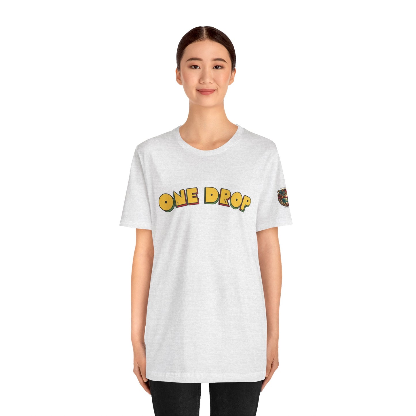 One Drop Unisex Tee - Casual & Stylish T-Shirt for Men and Women | Relaxed Fit Shirt with Lifestyle Design