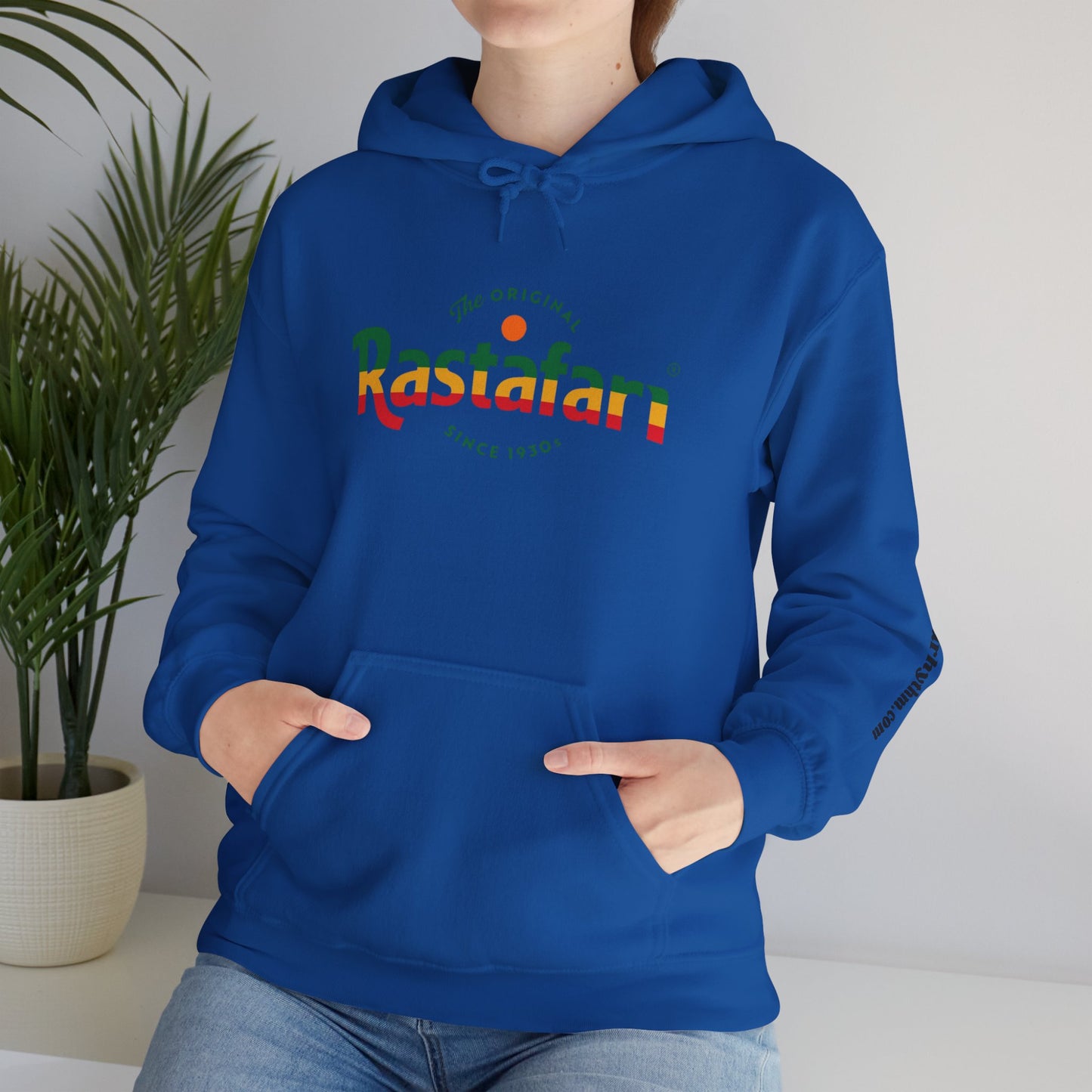 Rastafari Hoodie | Unisex Heavy Blend™ Sweatshirt, Cozy Streetwear, Gift for Culture Lovers, Relaxed Fit, Perfect for Casual Outings