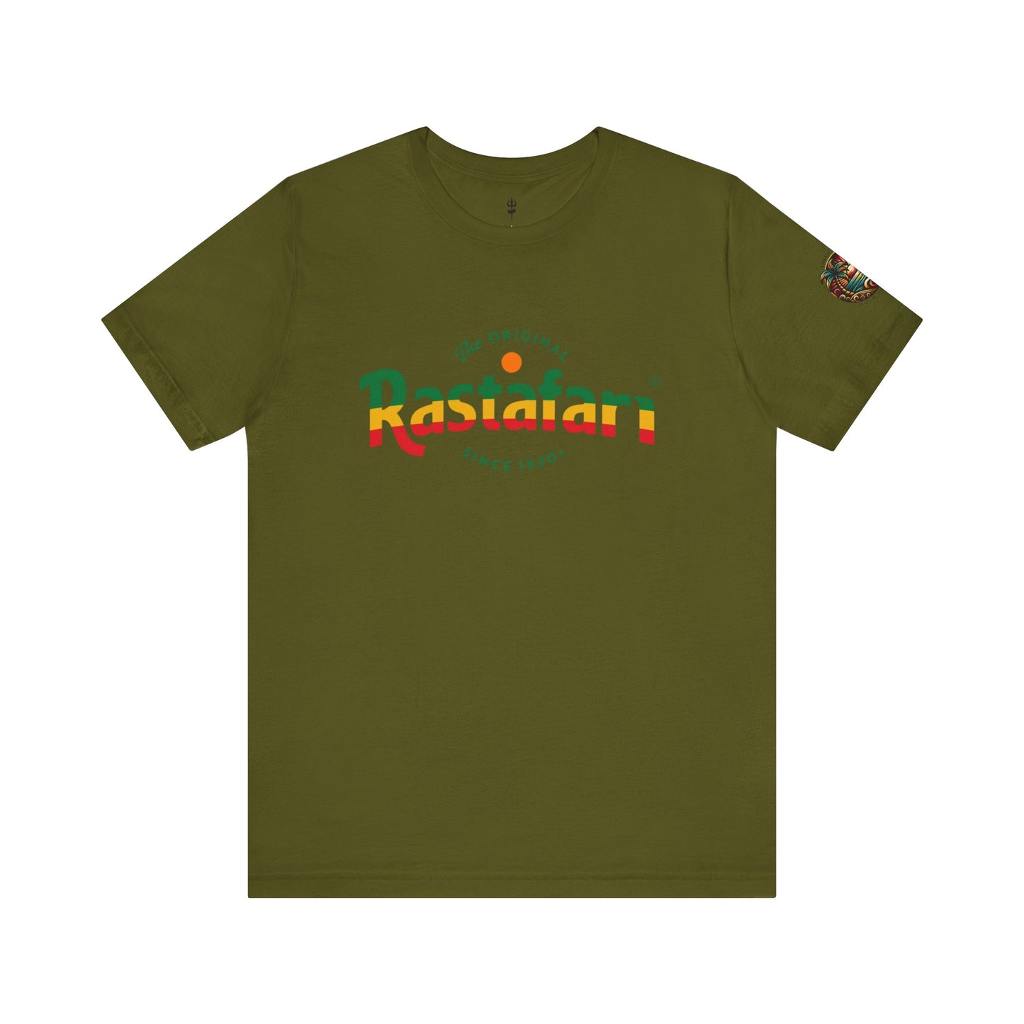 Rastafari Vibes Short Sleeve Tee, Unisex Jersey T-Shirt, Casual Wear, Festival Outfits, Gifts for Rasta Lovers