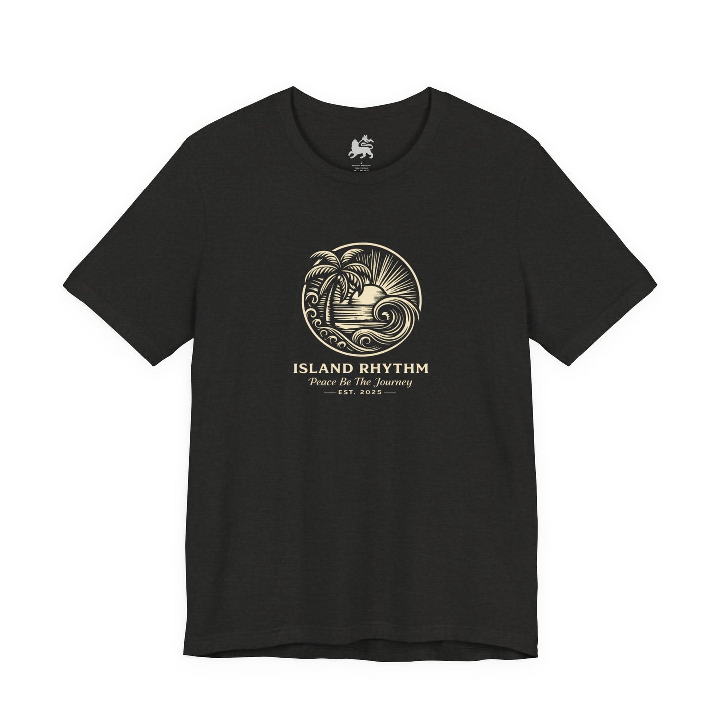 Island Rhythm Island Rhythm T Shirt Palm Tree Wave Graphic Tee – Vintage Reggae Style | Streetwear