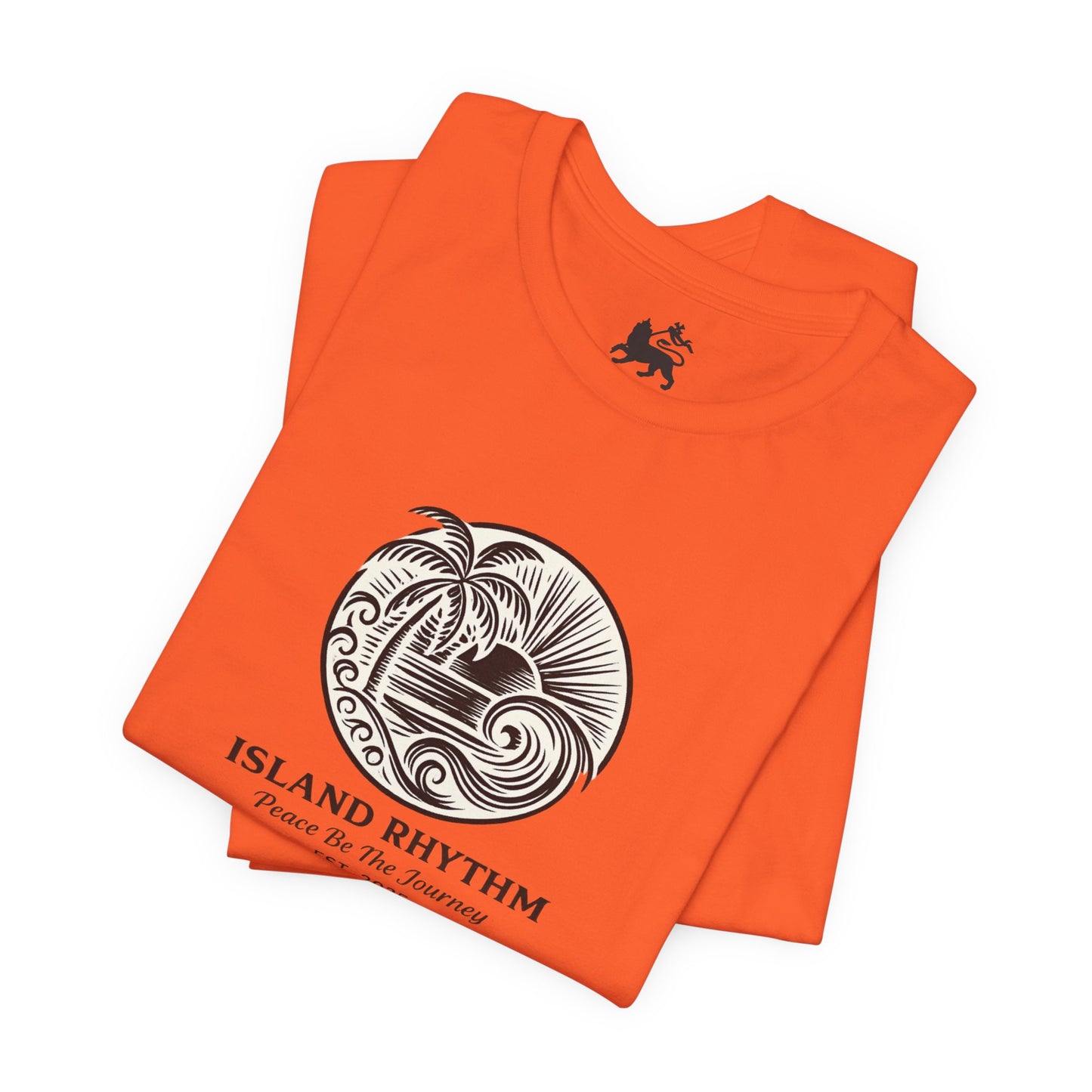 Island Rhythm Island Rhythm T Shirt Palm Tree Wave Graphic Tee – Vintage Reggae Style | Streetwear