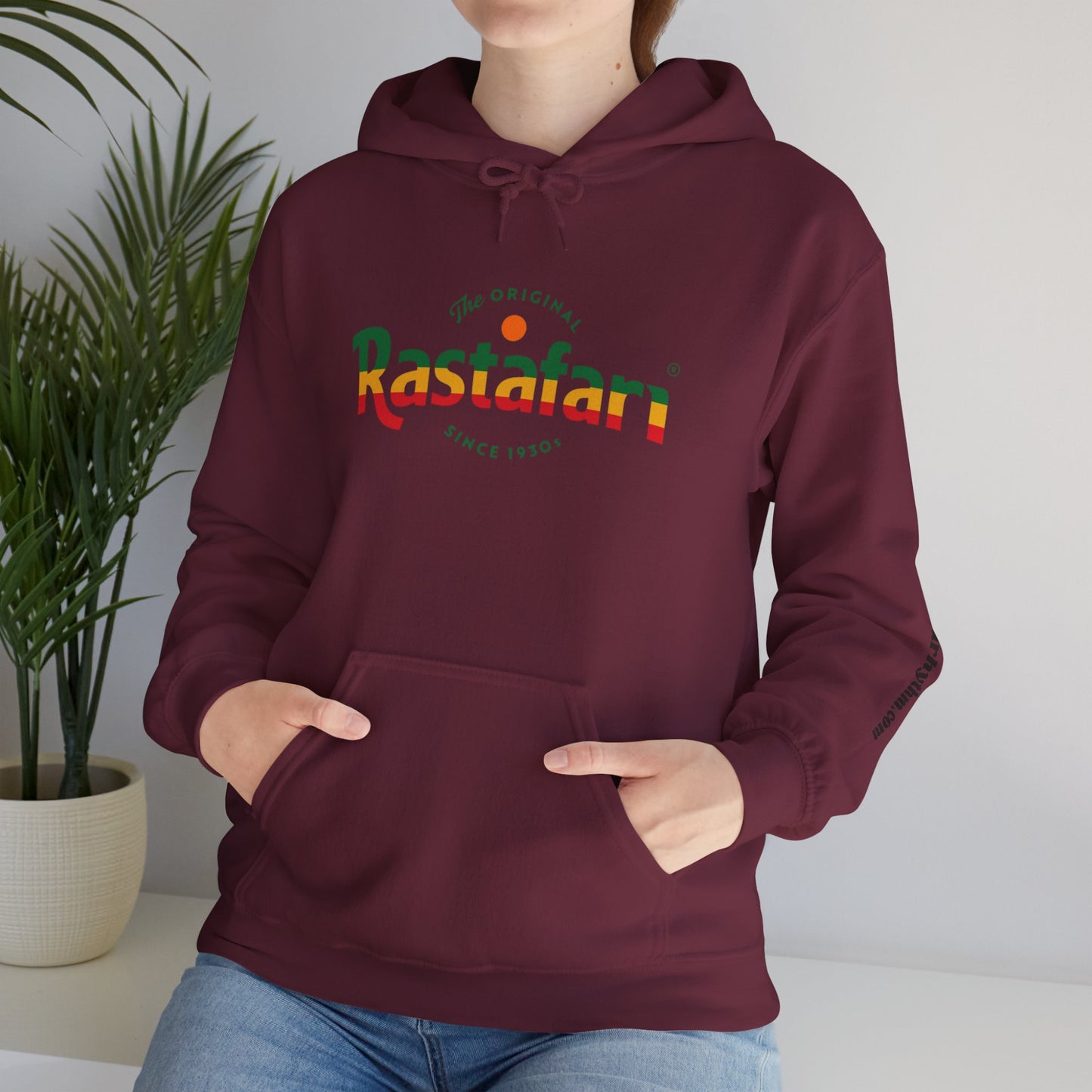 Rastafari Hoodie | Unisex Heavy Blend™ Sweatshirt, Cozy Streetwear, Gift for Culture Lovers, Relaxed Fit, Perfect for Casual Outings