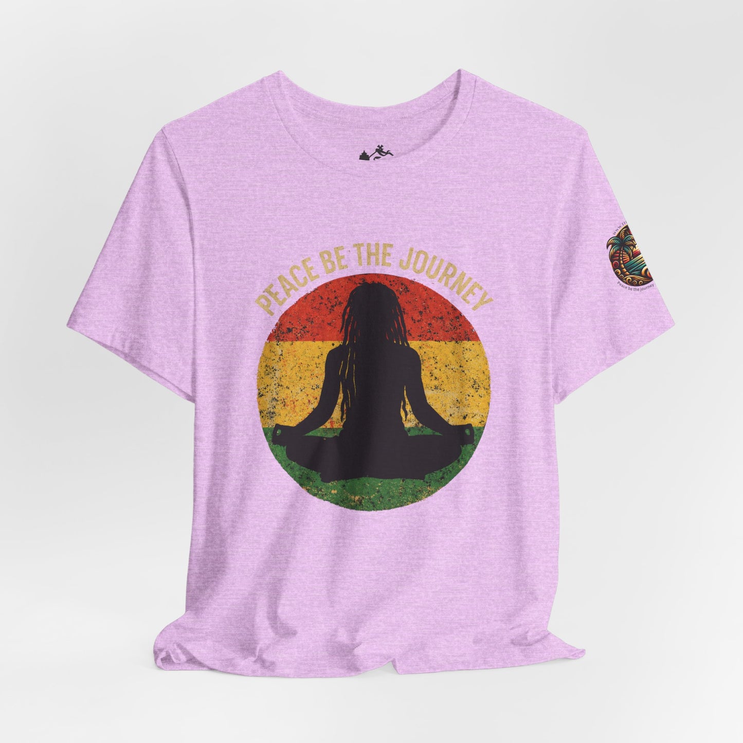 Island Rhythm Peace Be The Journey Retro Roots Tee – Vintage Reggae Style | Streetwear