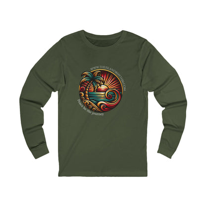 Island Journey Long Sleeve Tee - Adventure Awaits with Tropical Vibes - The Island Rhythm