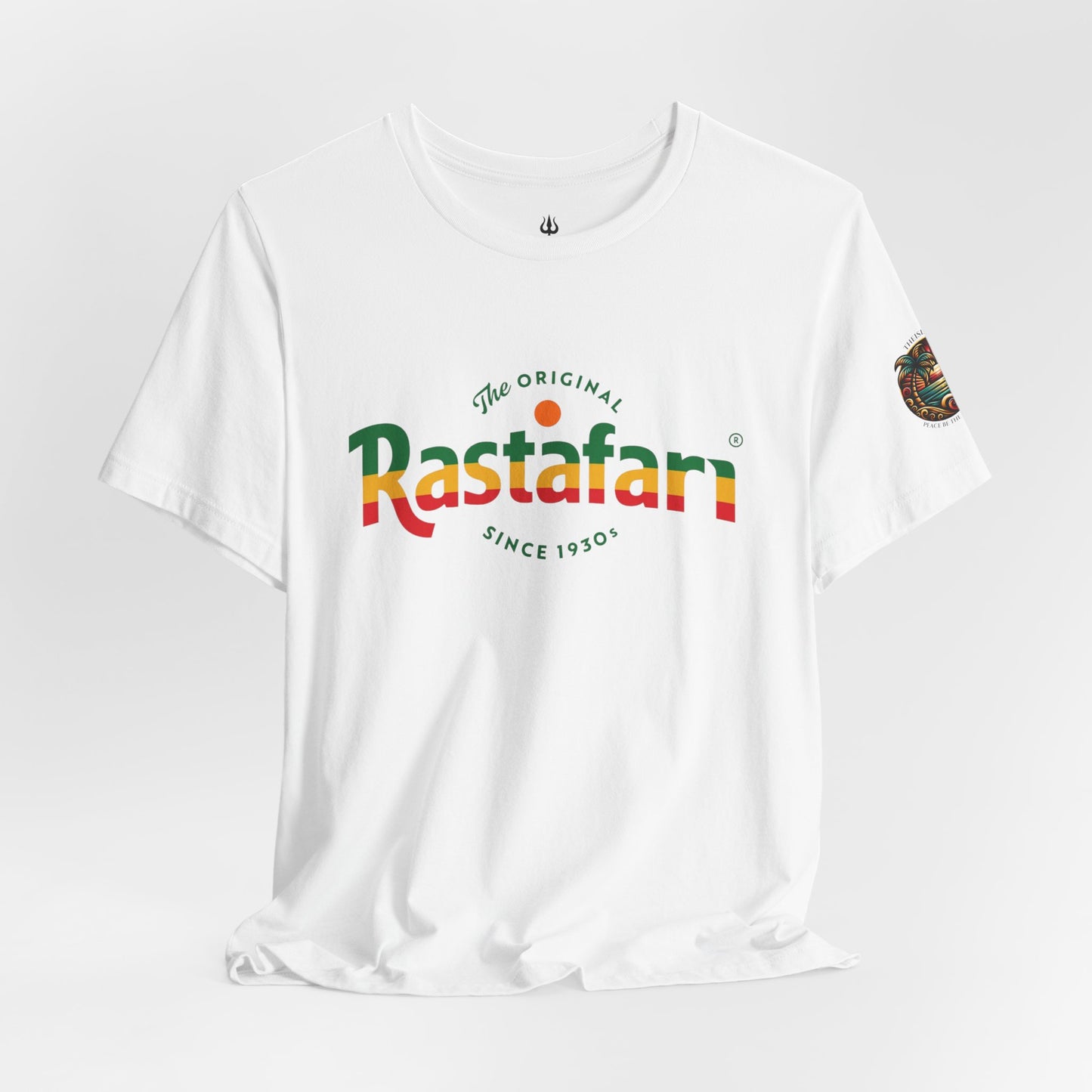 Rastafari Vibes Short Sleeve Tee, Unisex Jersey T-Shirt, Casual Wear, Festival Outfits, Gifts for Rasta Lovers