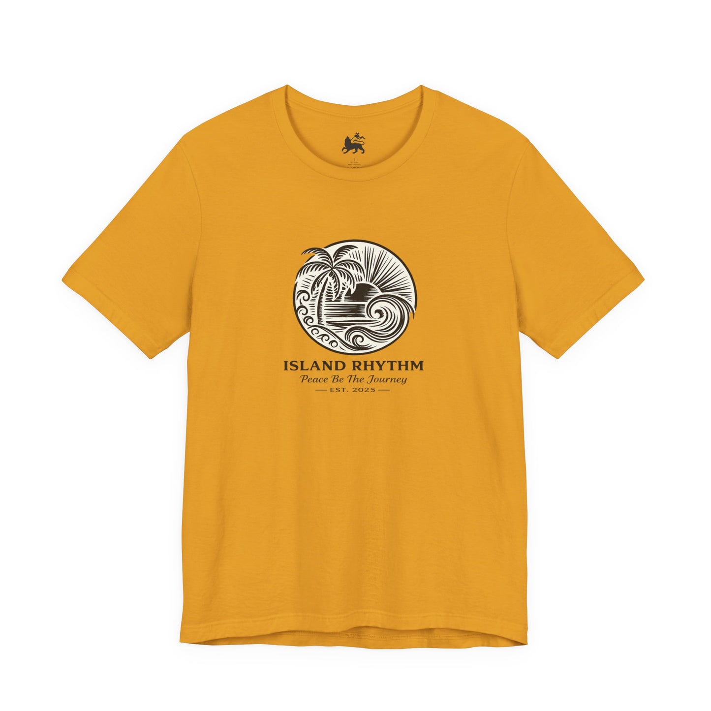 Island Rhythm Island Rhythm T Shirt Palm Tree Wave Graphic Tee – Vintage Reggae Style | Streetwear