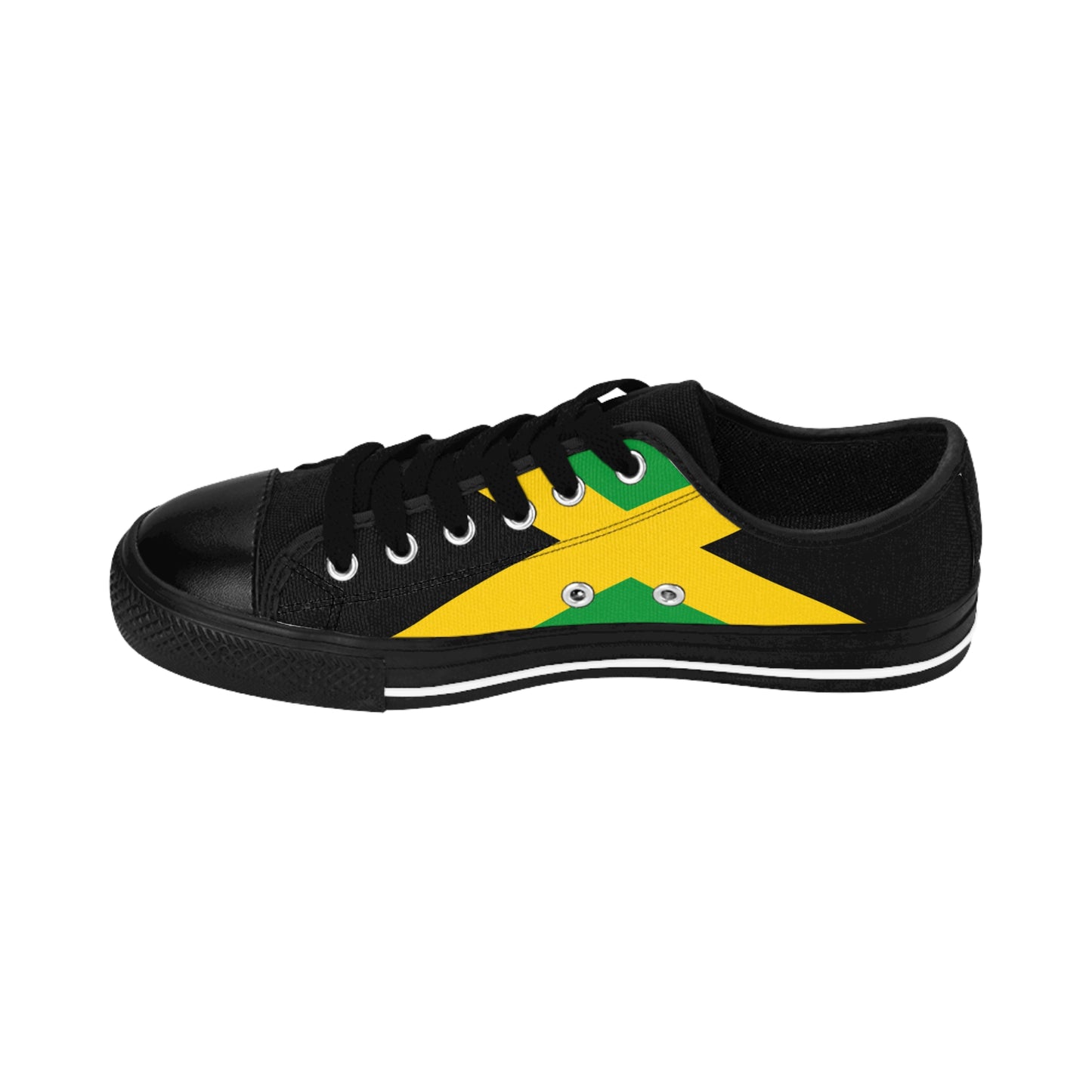 Jamaican Flag Men's Sneakers, Casual Footwear