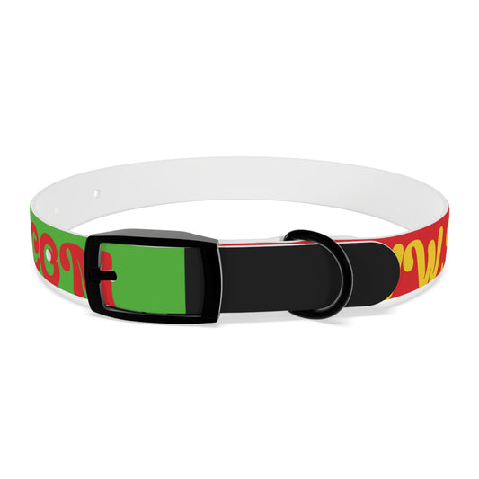 Colorful Dog Collar with Vibrant Design, Pet Accessory, Dog Training Gear, Gift for Dog Lovers, Unique Pet Fashion