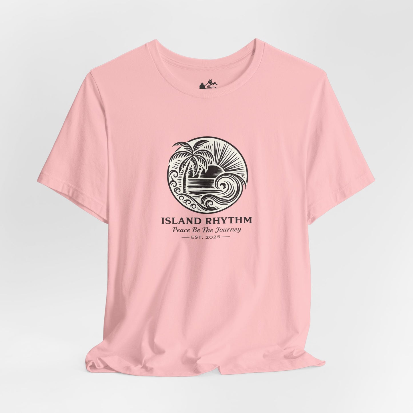 Island Rhythm Island Rhythm T Shirt Palm Tree Wave Graphic Tee – Vintage Reggae Style | Streetwear