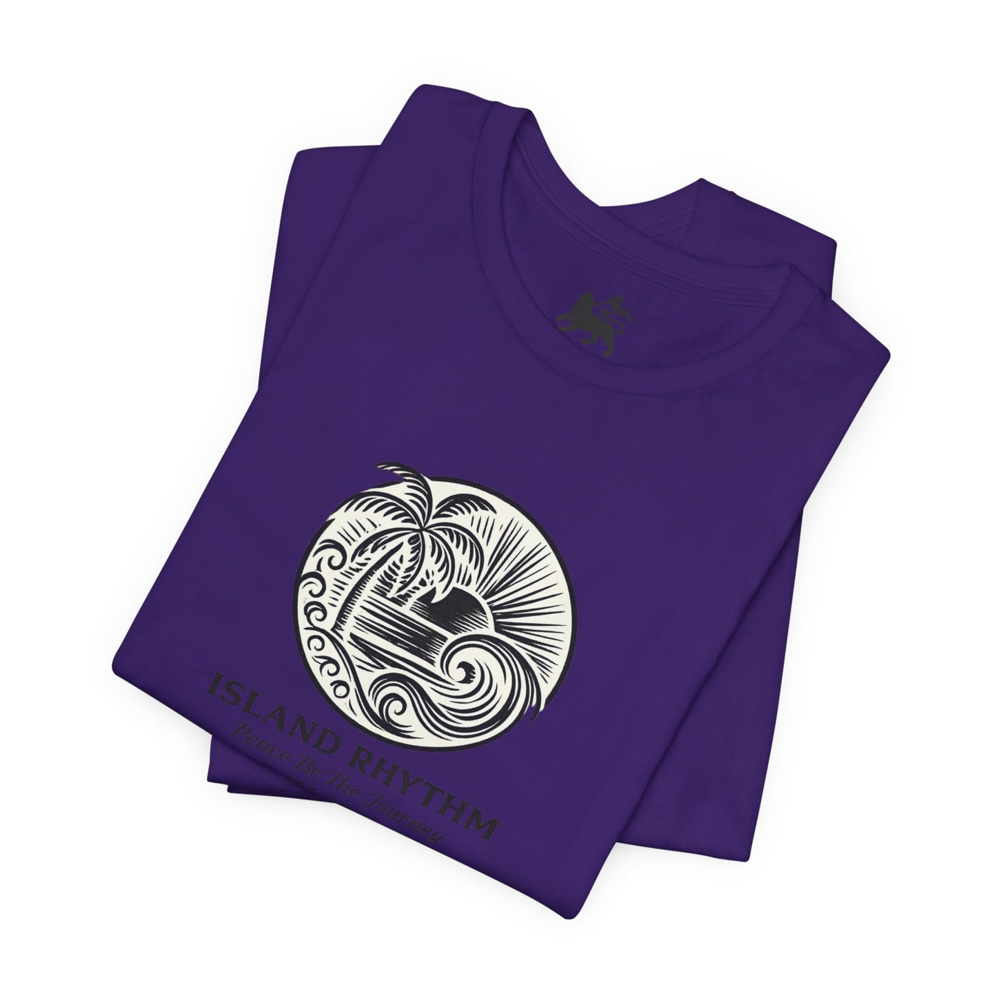 Island Rhythm Island Rhythm T Shirt Palm Tree Wave Graphic Tee – Vintage Reggae Style | Streetwear