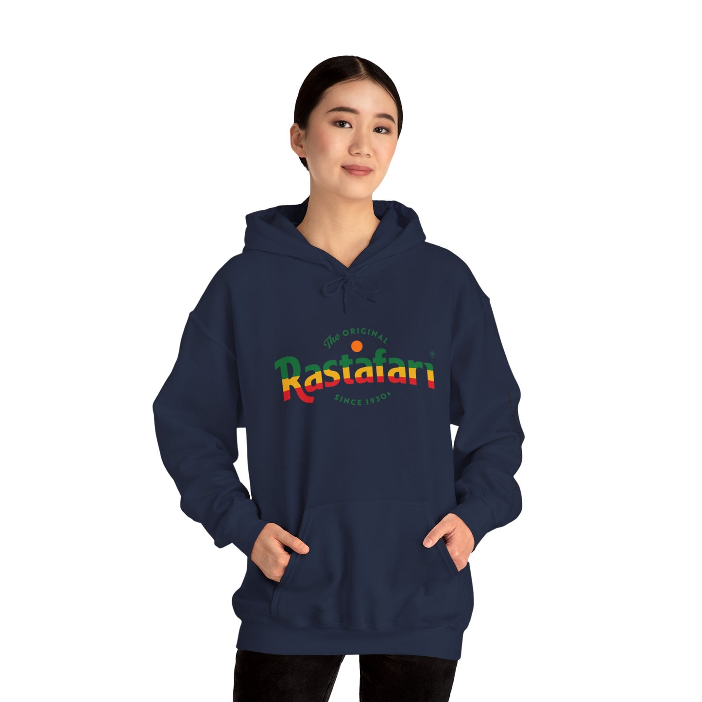 Rastafari Hoodie | Unisex Heavy Blend™ Sweatshirt, Cozy Streetwear, Gift for Culture Lovers, Relaxed Fit, Perfect for Casual Outings