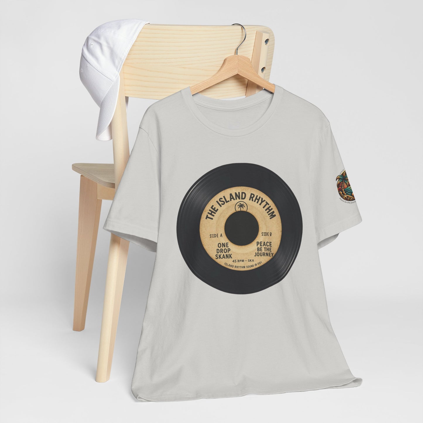 Island Rhythm Vinyl Record Tee The Island Rhythm Retro Music T Shirt – Vintage Reggae Style | Streetwear