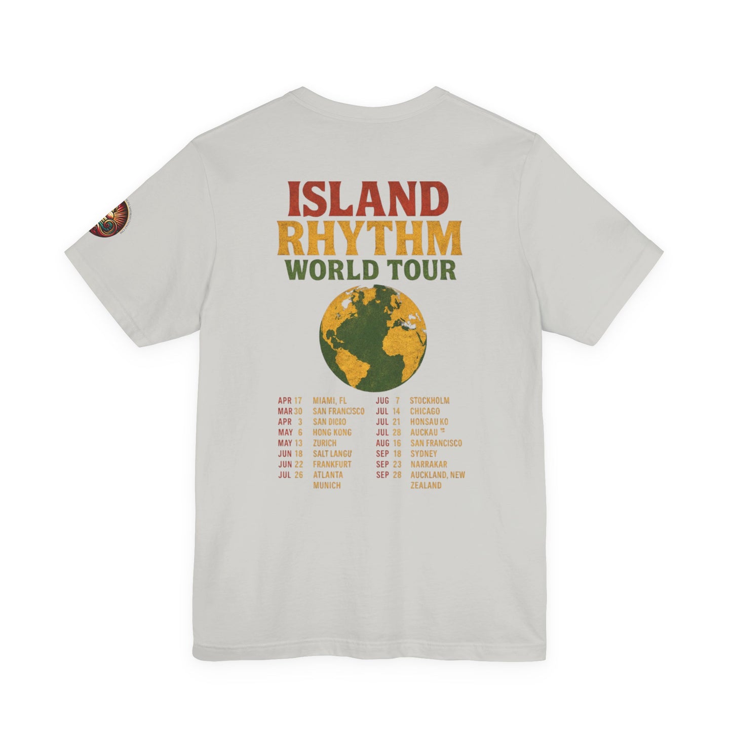Island Rhythm Island Rhythm Tour T Shirt The Island Rhythm Reggae Concert Tee – Vintage Reggae Style | Streetwear