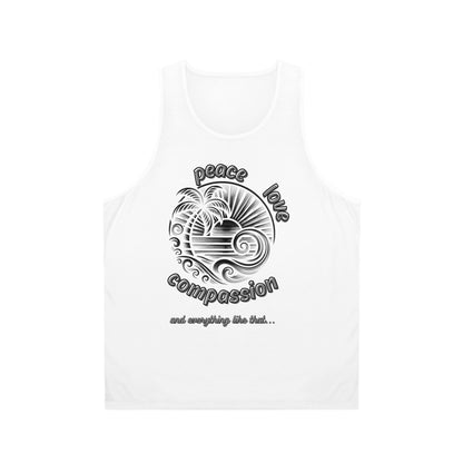 Island Tank Top - Peace Love Compassion - The Island Rhythm