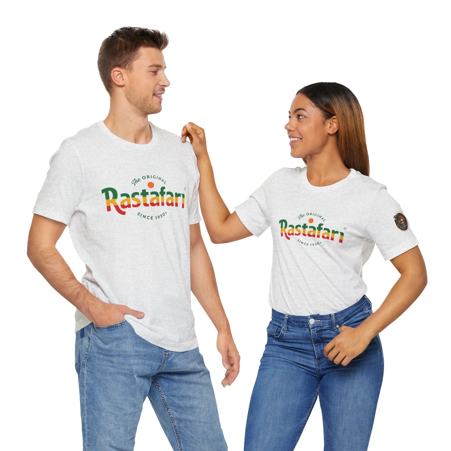 Rastafari Vibes Short Sleeve Tee, Unisex Jersey T-Shirt, Casual Wear, Festival Outfits, Gifts for Rasta Lovers
