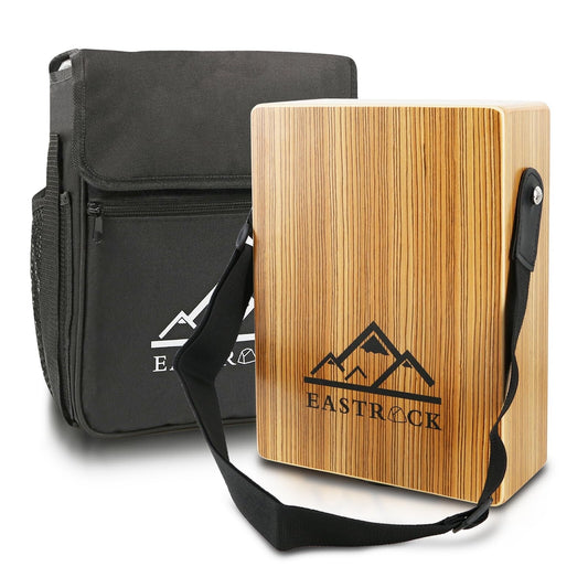 Eastrock Portable Cajones Beat Box Hand Drum Cajon, Stringed Persussion Instr...