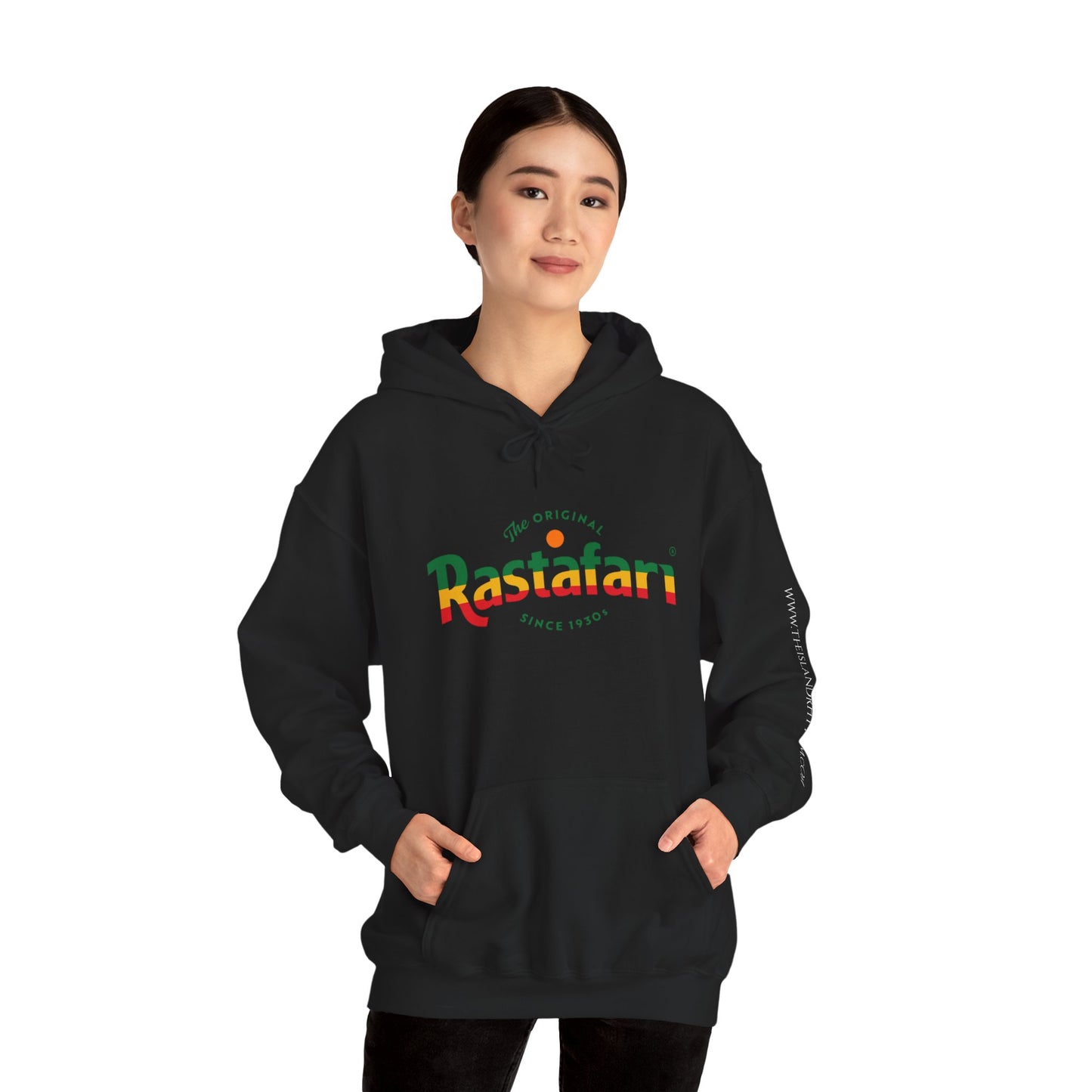 Rastafari Hoodie | Unisex Heavy Blend™ Sweatshirt, Cozy Streetwear, Gift for Culture Lovers, Relaxed Fit, Perfect for Casual Outings