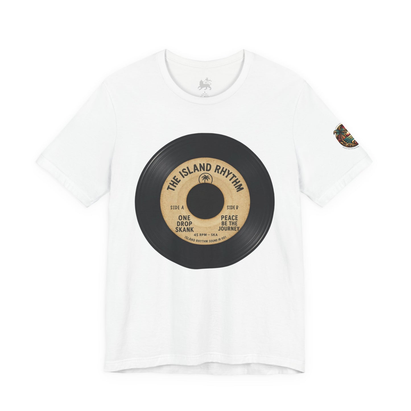 Vinyl Record Tee — The Island Rhythm Retro Music T‑Shirt - The Island Rhythm