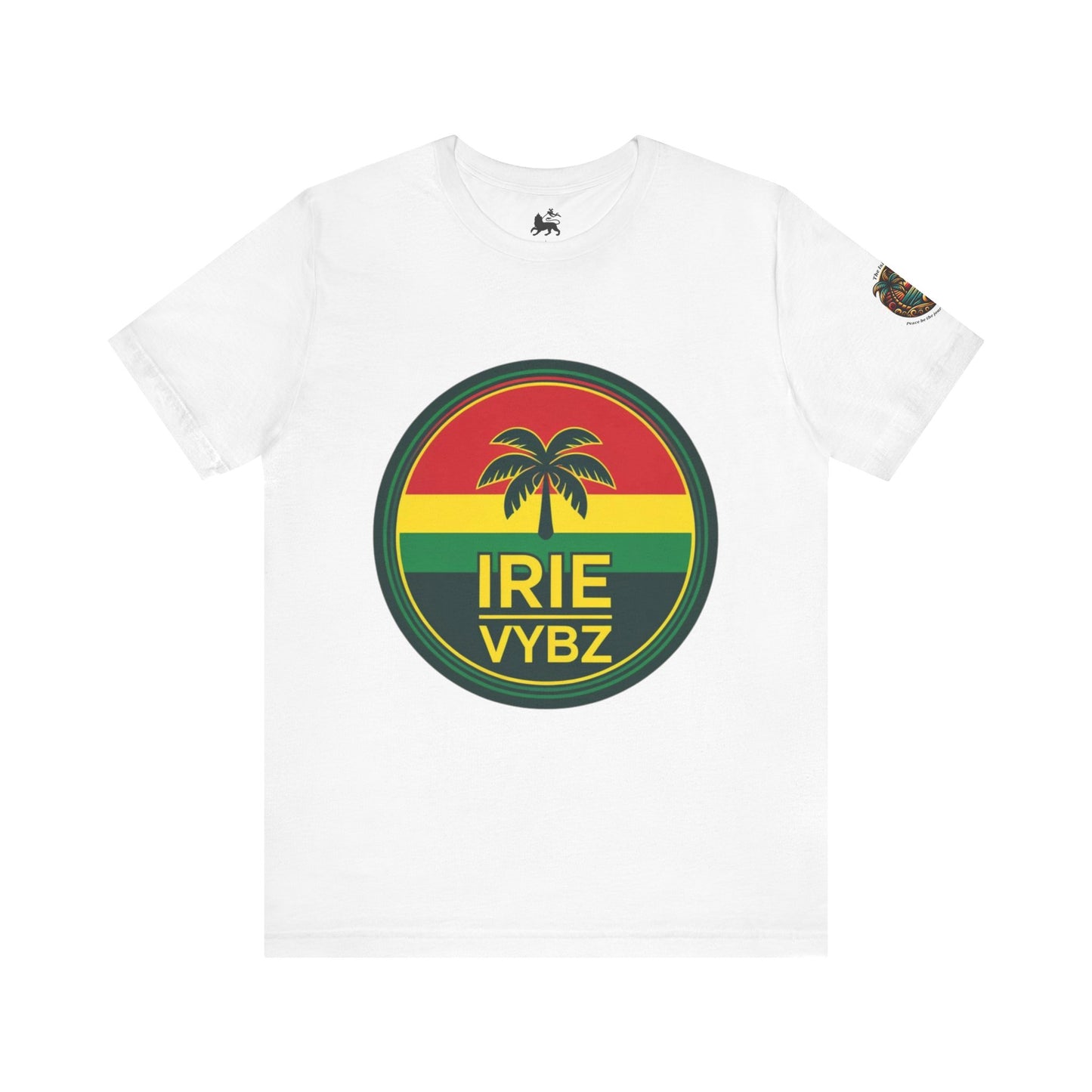 Irie Vybz Unisex Tee, Rasta Spirit Shirt, Beach Vibe Top, Reggae Music Gift, Summer Essentials, Casual Wear, Festival Apparel