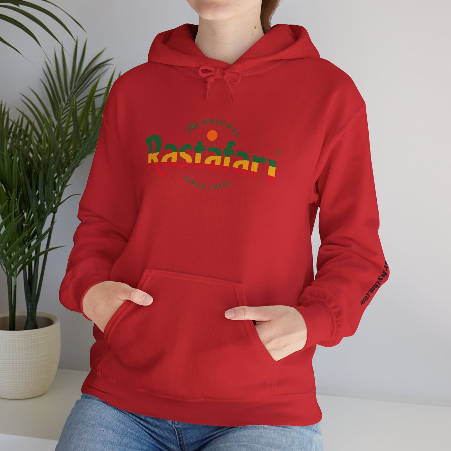 Rastafari Hoodie | Unisex Heavy Blend™ Sweatshirt, Cozy Streetwear, Gift for Culture Lovers, Relaxed Fit, Perfect for Casual Outings