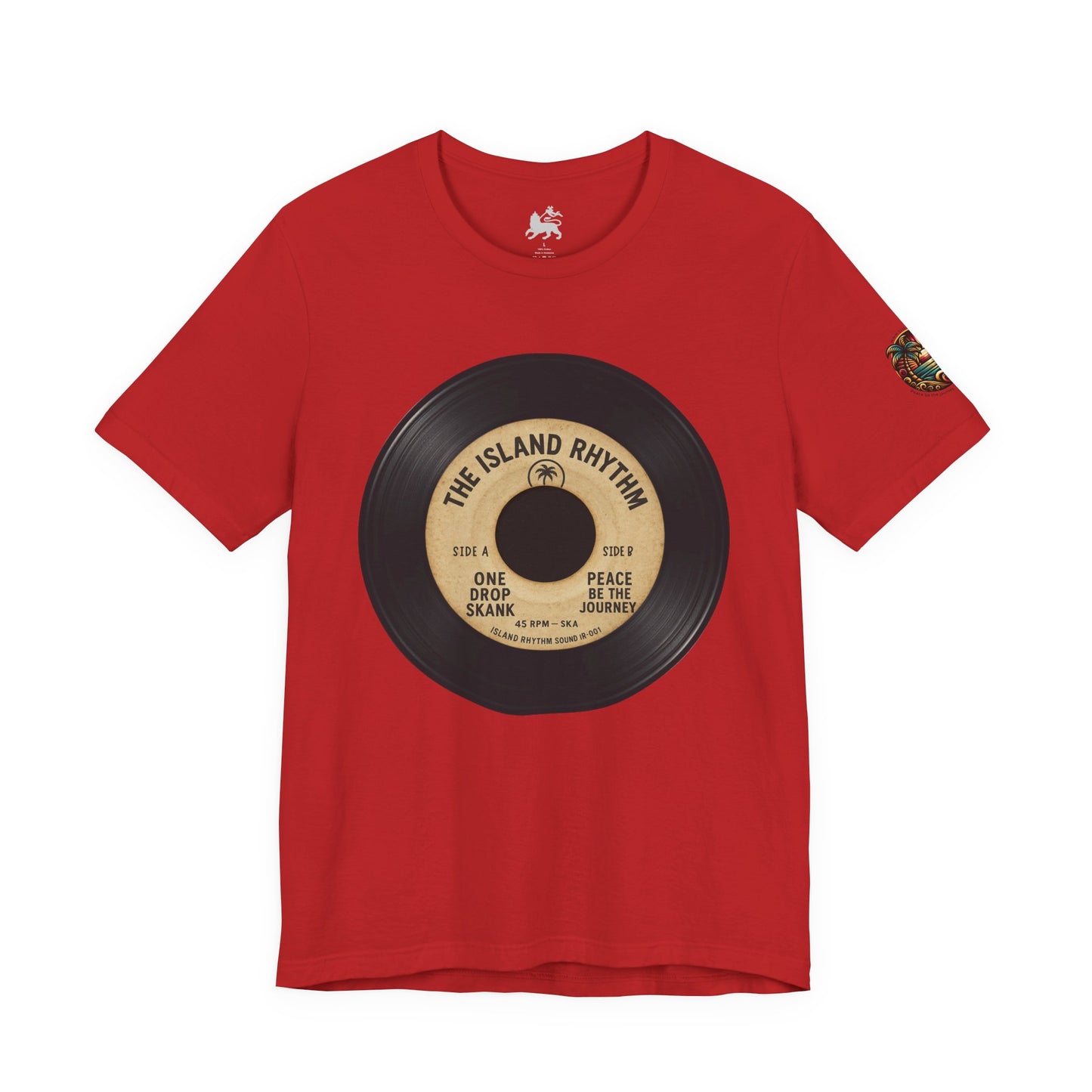 Vinyl Record Tee — The Island Rhythm Retro Music T‑Shirt - The Island Rhythm