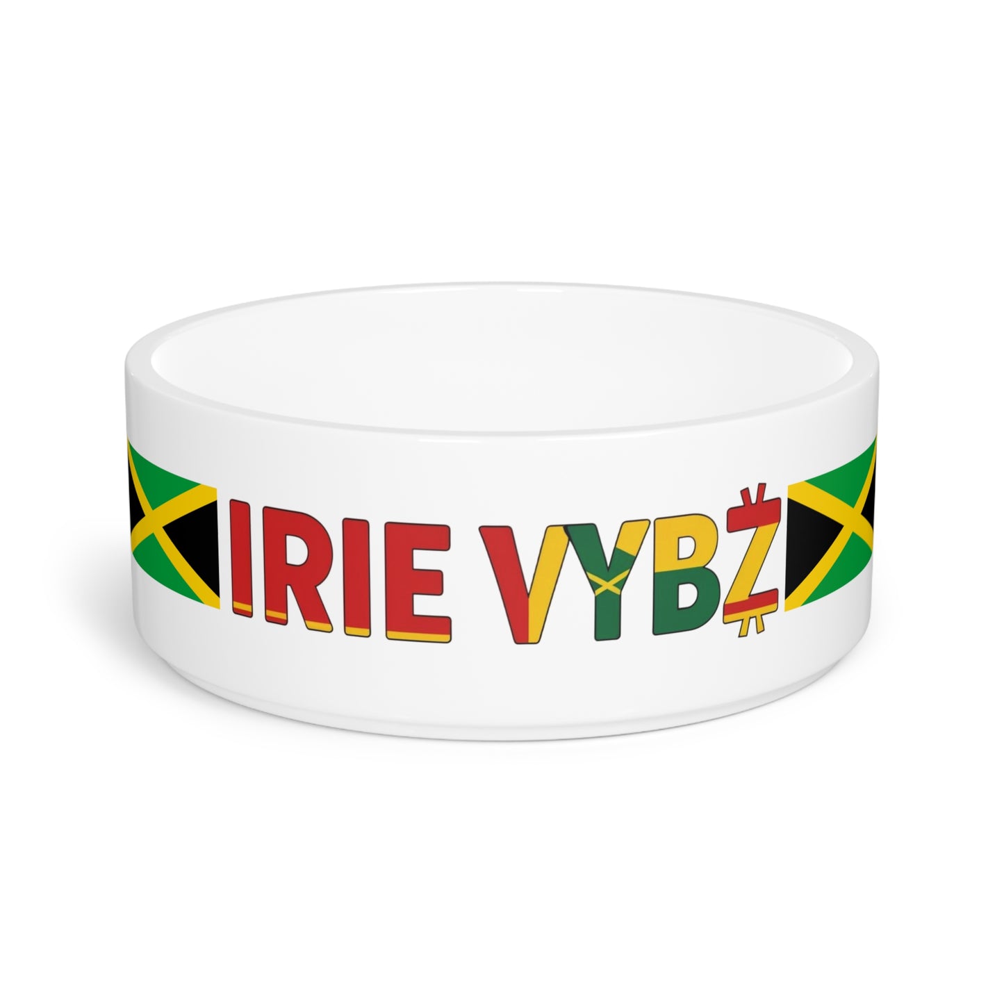 Jamaican Vibes Pet Bowl, Irie Vybz Dog Dish, Custom Pet Bowl, Cat Food Bowl, Eco-Friendly Pet Bowl, Pet Lovers Gift - The Island Rhythm