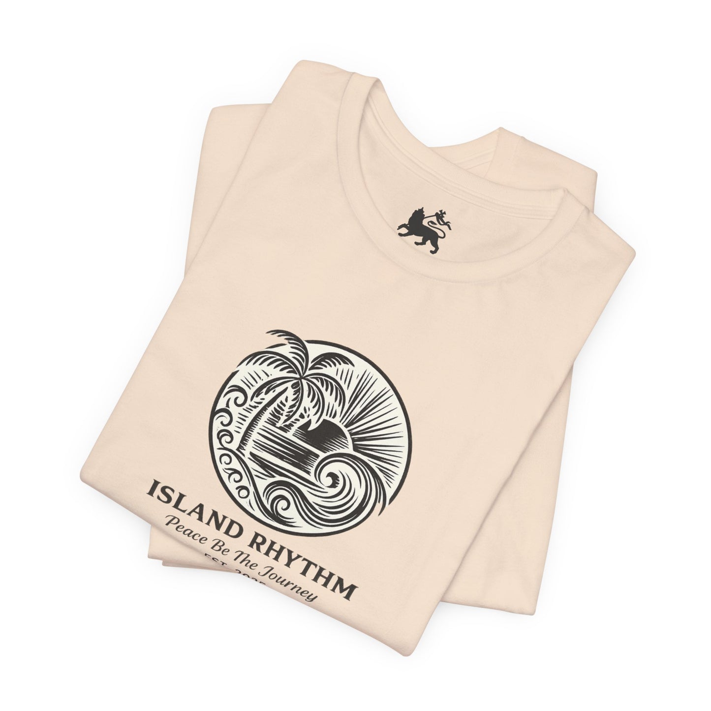 Island Rhythm Island Rhythm T Shirt Palm Tree Wave Graphic Tee – Vintage Reggae Style | Streetwear