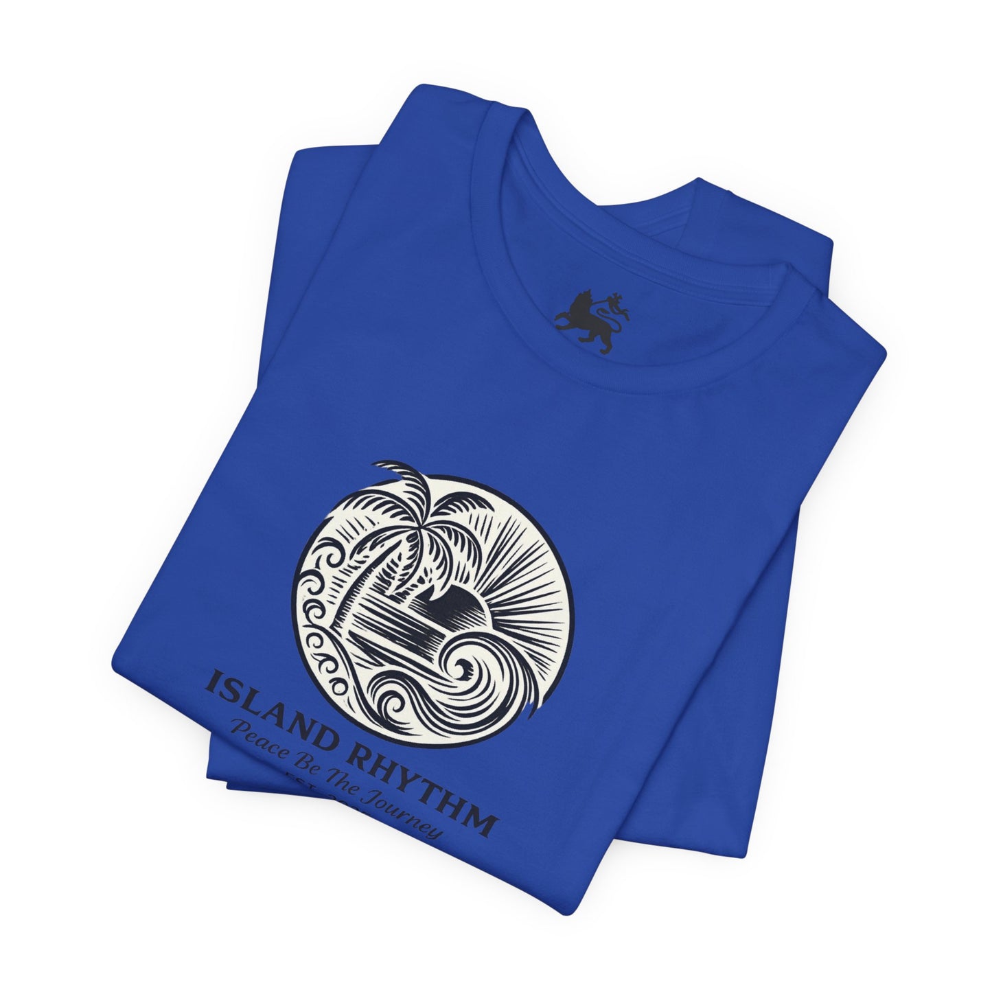 Island Rhythm Island Rhythm T Shirt Palm Tree Wave Graphic Tee – Vintage Reggae Style | Streetwear