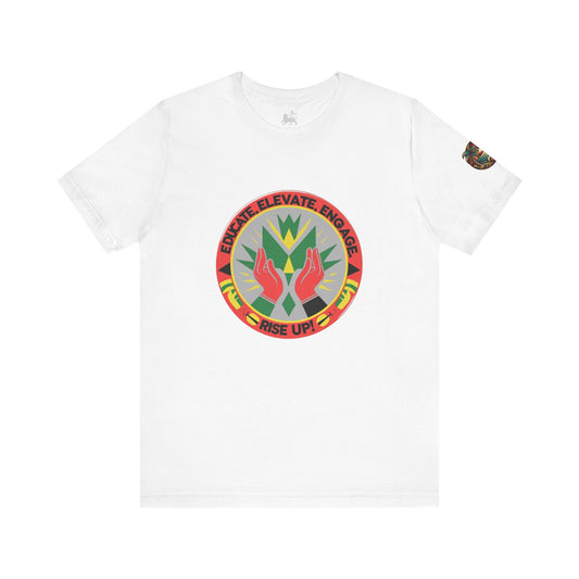 Mindful Living Unisex Tee - 'Educate, Elevate, Engage' Design