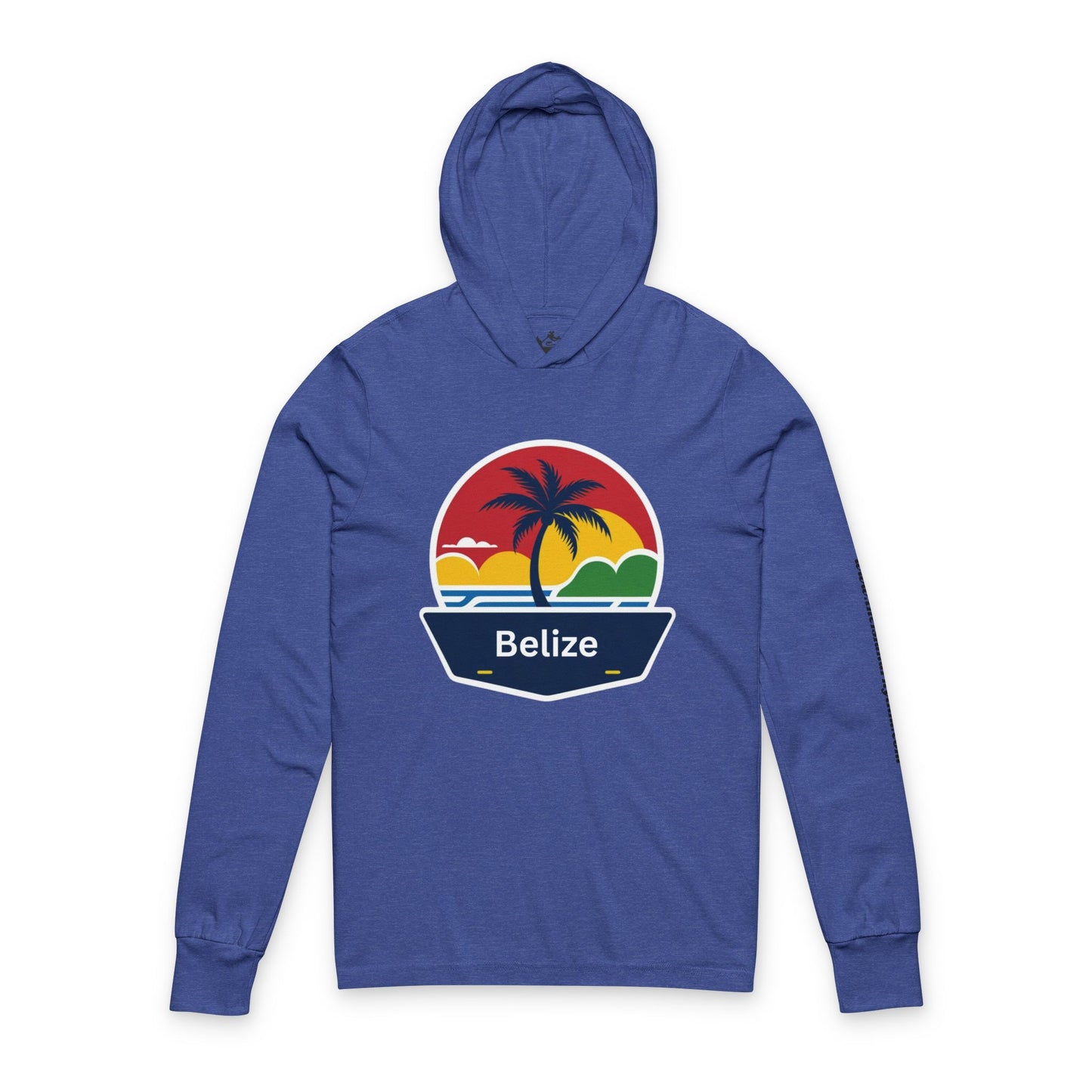 Hooded Long Sleeve Tee - You bettah Belize it