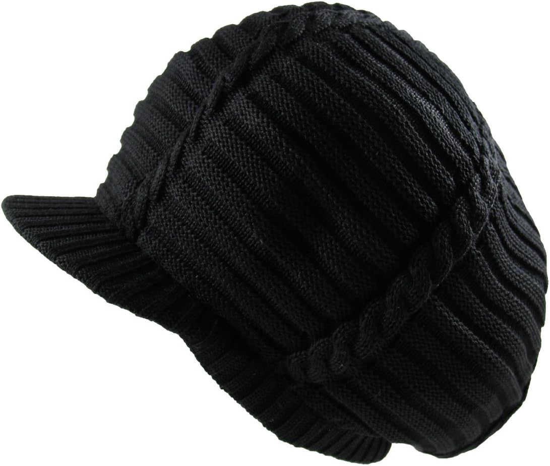 100% Cotton Classic Rasta Slouchy Ribbed Beanie Hats